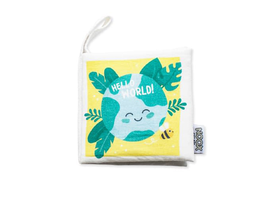 Noox City Kinder weiche Babybuch Hallo Welt