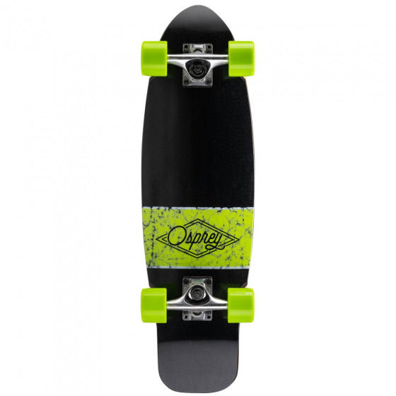 Osprey Skateboard Überwachung Cruiser 70 cm Holz Aluminium Schwarz
