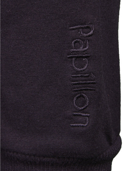 Papillon Sweat Hoody Baumwoll Damen Schwarz Größe s