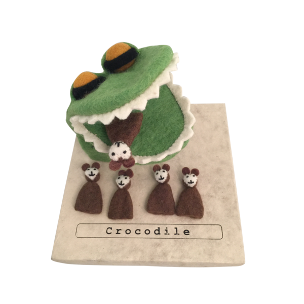 Papoose Toys Papoose Toys Crocodile 5 freche Affen