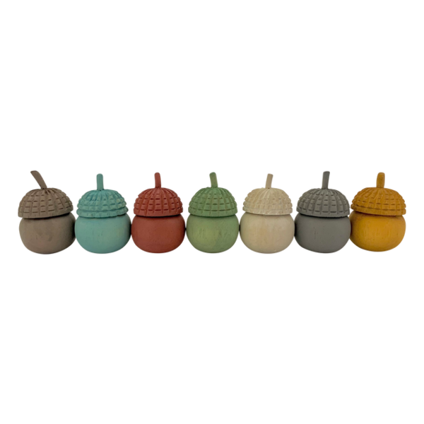 Papoose Toys Papoose Toys Mini Earth Acorn Töpfe 7pc