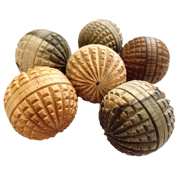 Papoose Toys Papoose Toys Mini WW Acorn Bälle 6pc
