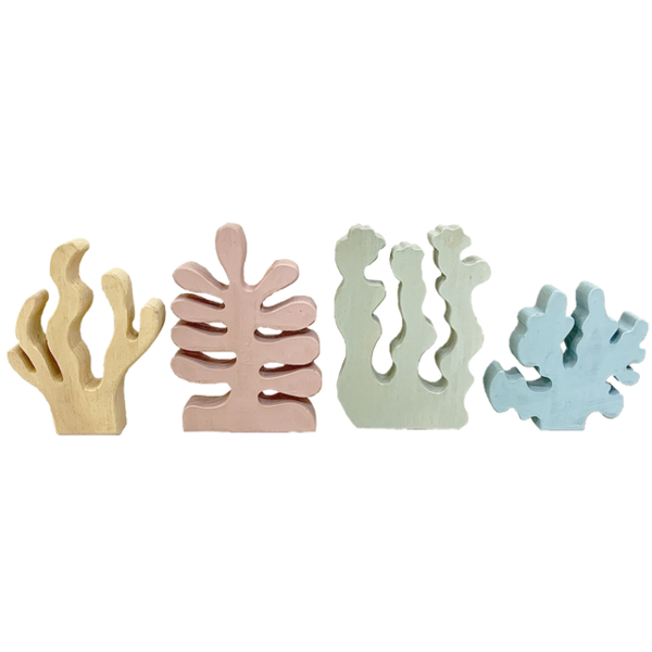 Papoose -Spielzeug Papoose -Spielzeug Pastellholz Gräser 4pc