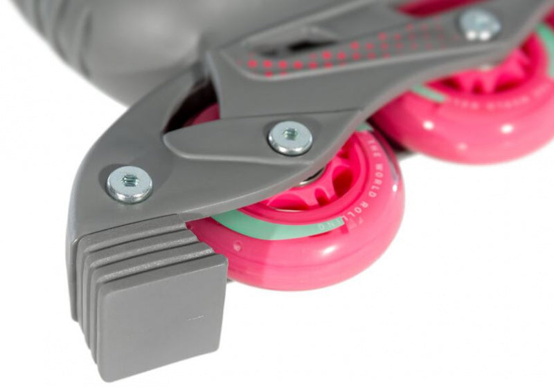 Playlife Inline Skates Riddler Hardboot 82A Grau Größe 27-30