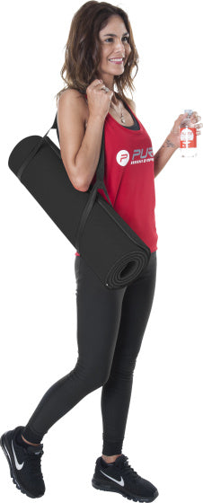Pure2improve Fitnessmat 173 x 61 cm tpe schwarz