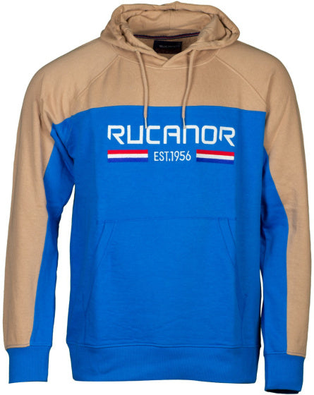 Rucanor Trevor Pullover Hoodie Männer Blau Beige Größe xl