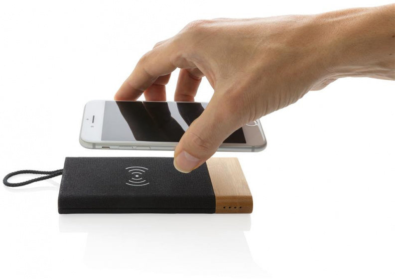 XD XCLUSIVE Powerbank Bambus x 5000 mah Bambus schwarz natürlich