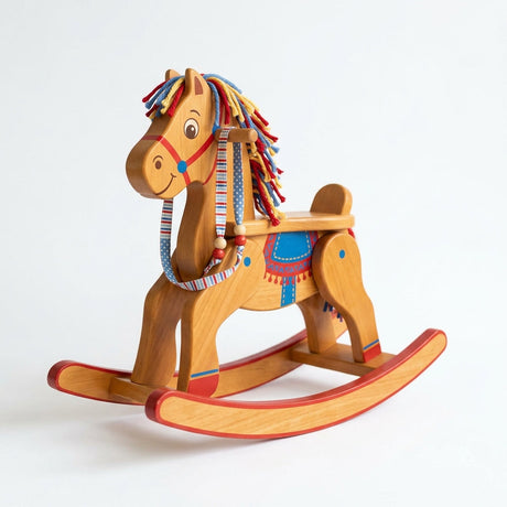 Hobbelpaarden en schommelspeelgoed rocking horses