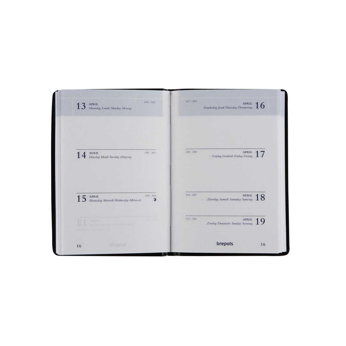 Brepols Taschenkalender Armada 2026 10x7cm