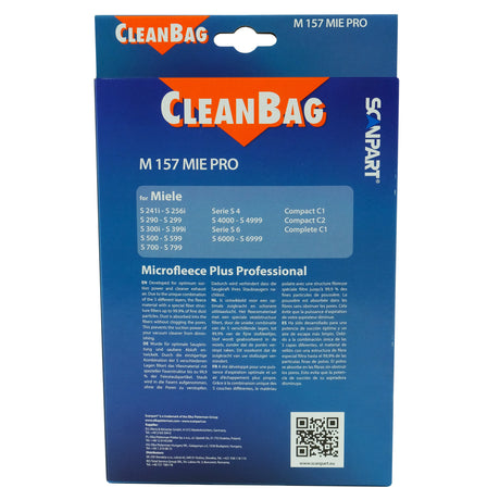 Scanpart Cleanbag Staubbeutel M 157 Mie Pro Miele 5 Stück