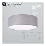 Ranex ra-1000465 Mia LED-Deckenleuchte 30 cm grau