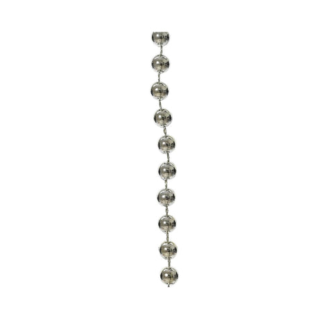 Decoris Perlengirlande silber aus Kunststoff Durchmesser 0,8 cm x 10 Meter