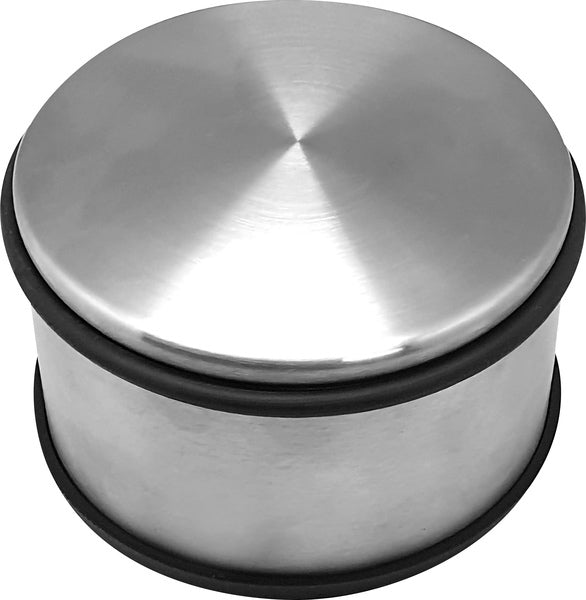 Kangaro k-11001 Türstopper aus Metall, hochchrom, 1800 Gramm, Maße: 11 x 7 cm