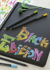 Faber Castell FC-116424 Buntstifte Black Edition im Etui 24 Stück