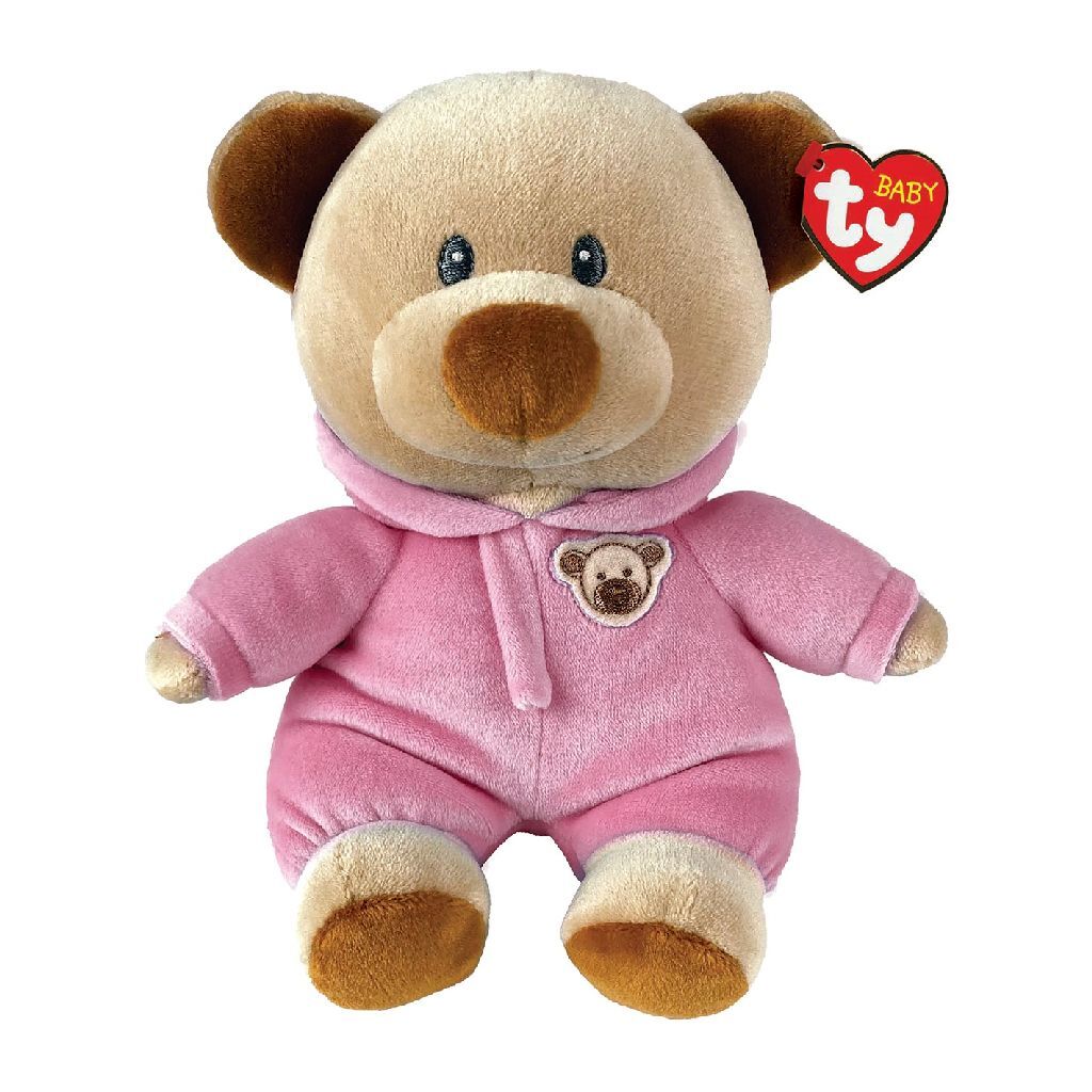 Ty Ty Baby Kuscheltier Pyjama Bär 15 cm rosa