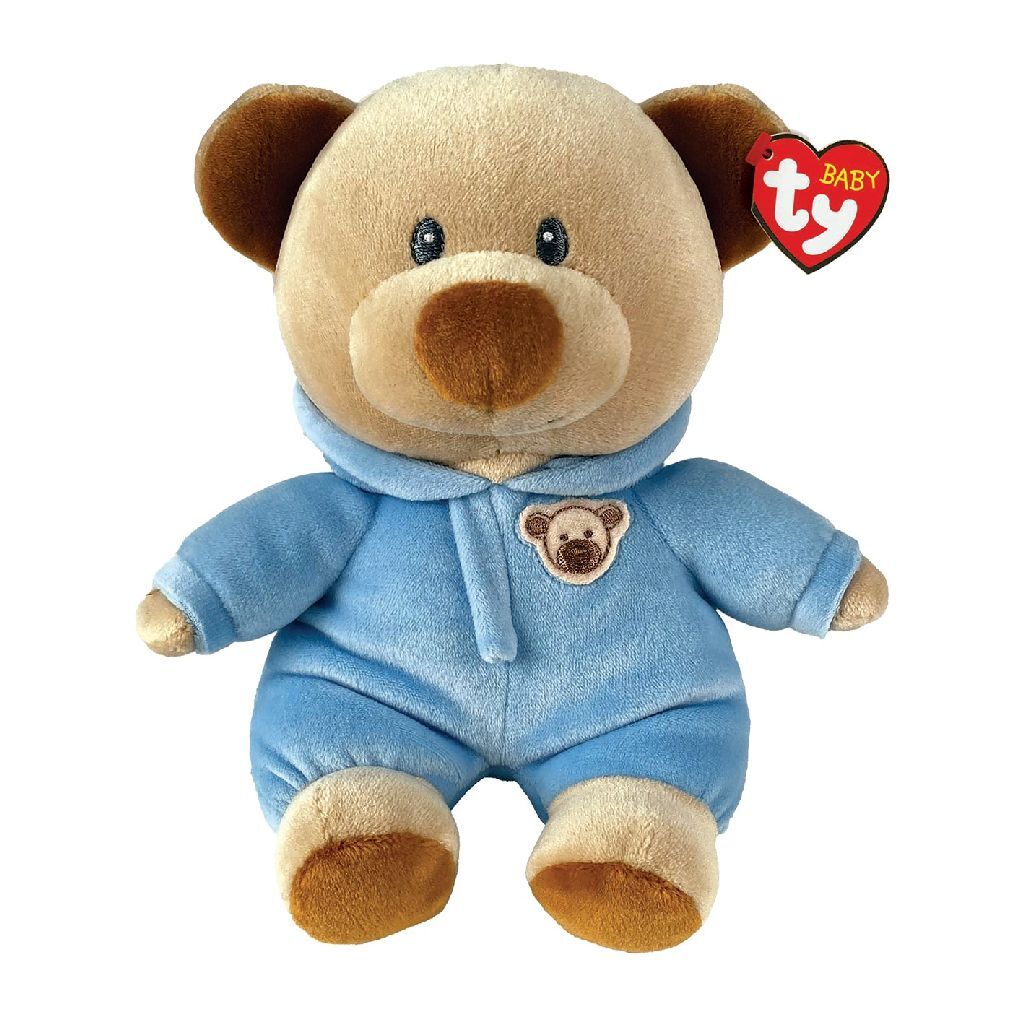 TY TY Baby Kuscheltier Pyjama Bär 15 cm blau