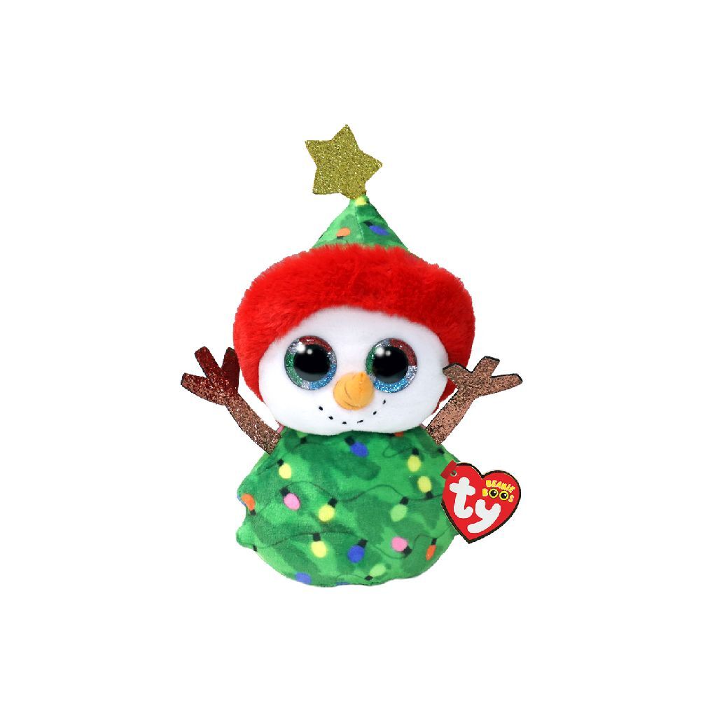 Weihnachts-Schneemann-Girlande von Ty Beanie Boo, 15 cm
