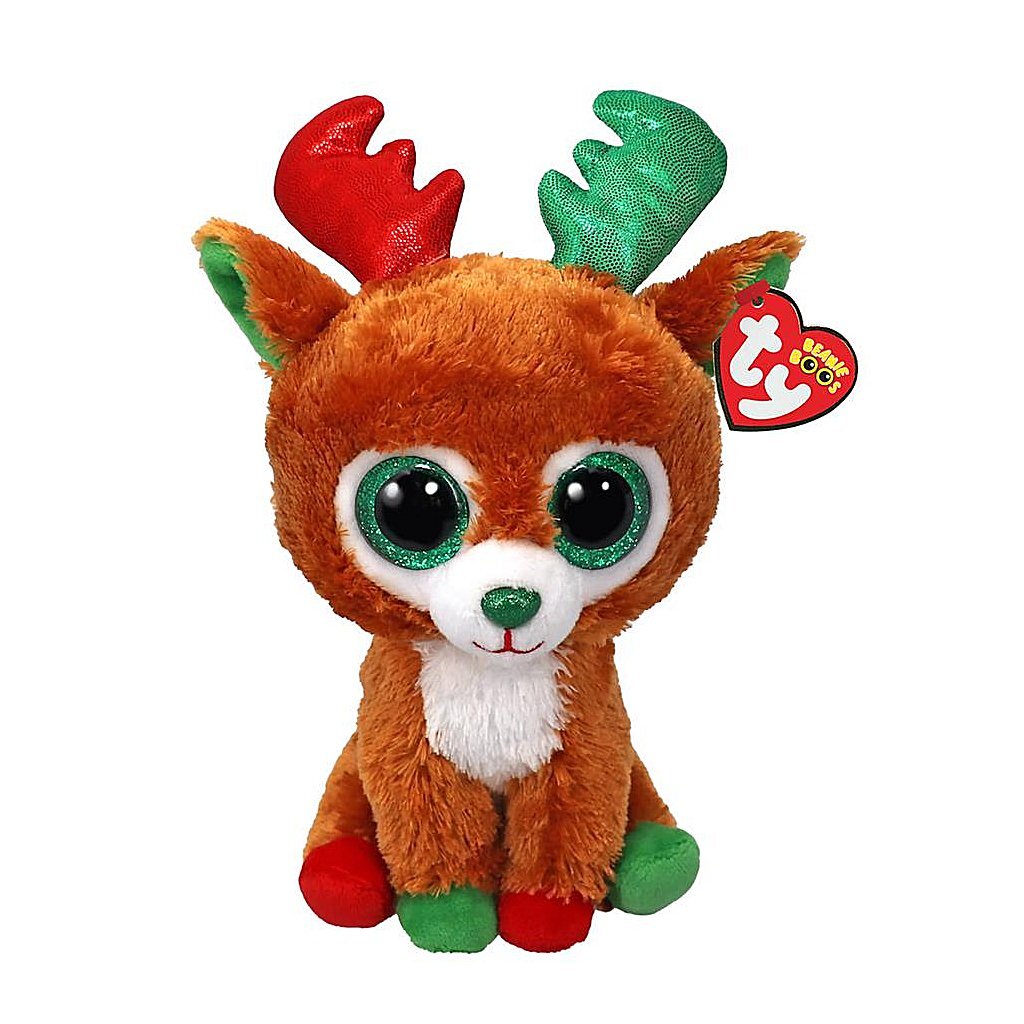 Ty Beanie Boos Kuscheltier Rentier Lametta 15 cm
