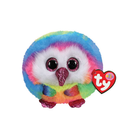 Ty Puffies Kuscheltier Eule Owen 8 cm
