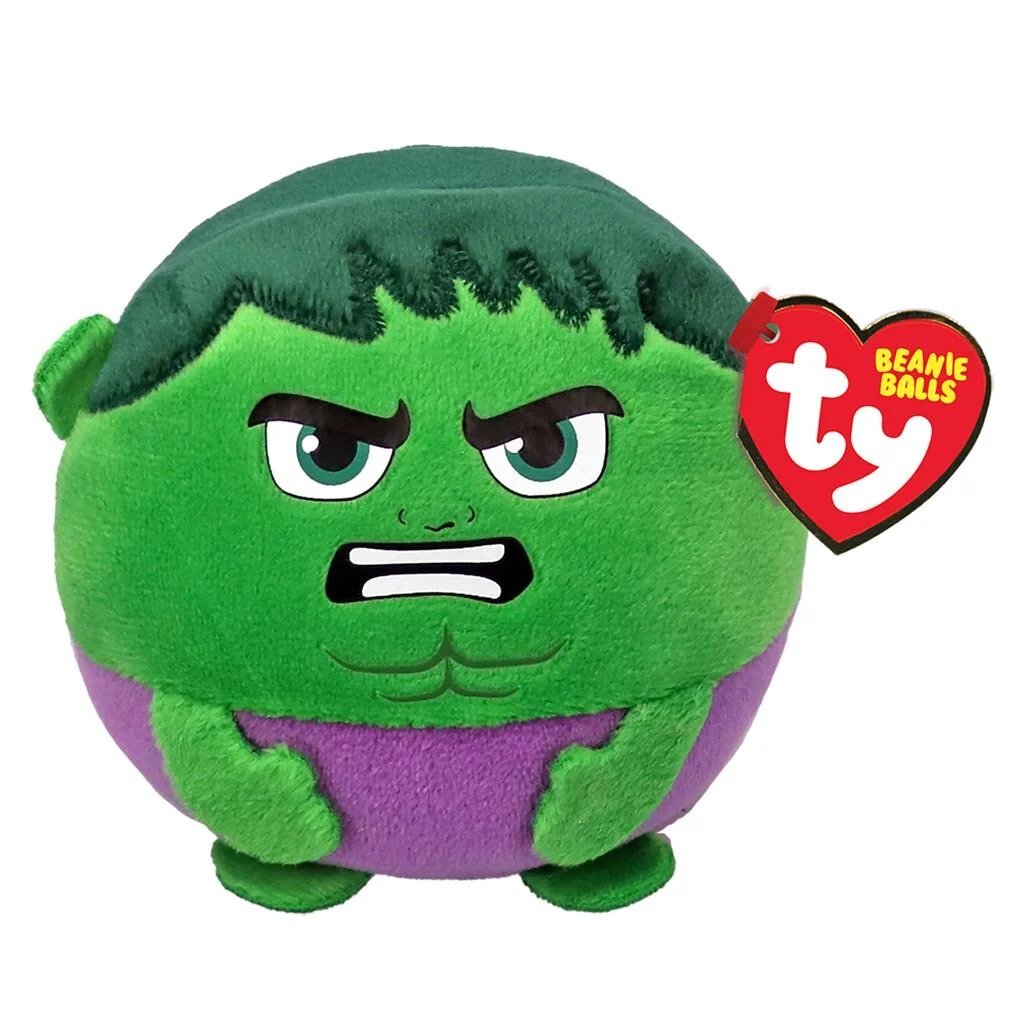 Ty Beanie Ty Teeny Puffies – Marvel Hulk, 10 cm