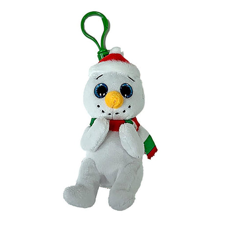 Ty Beanie Boos Clip-Kuscheltier Schneemann brrrnard 7 cm