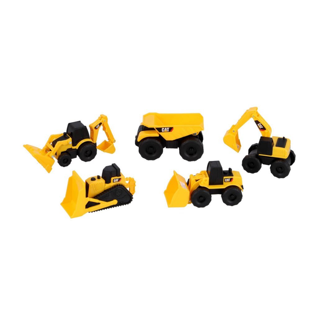 Cat CAT Mini-Baufahrzeuge im 5er-Pack