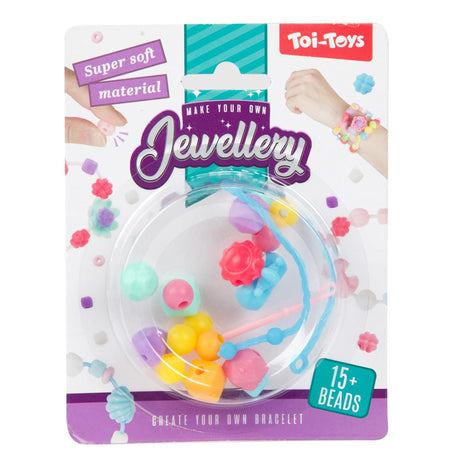 Toi-toys jewellery armband maken met zachte kralen 6ass