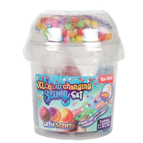 Toi-toys Slime Slime Set XL mit Duft -Farbwechsel- +Zubehör 3sort