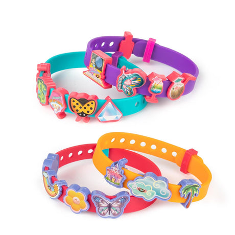 Herstellung von Toi-toys-Schmuckarmbändern -2 Stück mit Aufklebern 2sort