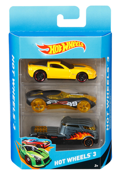 3er-Pack Autoset aus Druckguss von Hot Wheels