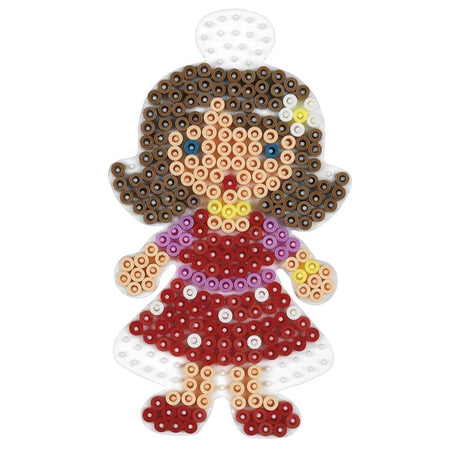 Hama Bügelperlen Grundplatte Puppe transparent
