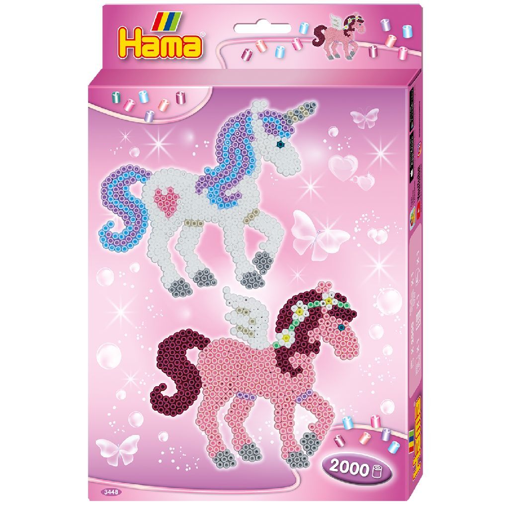 Hama String Bead Set - Eenhoorn, 2000st.