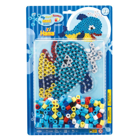 Hama Maxi String Perlen Blister Pack Delphin 250 Stücke