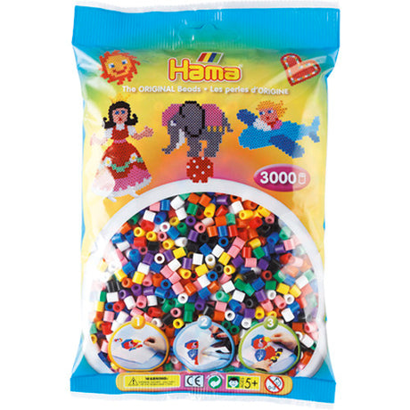Hama Bügelperlen 3000 Stück primär
