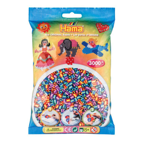 Hama Bügelperlen 3000 2 farbig gemischt