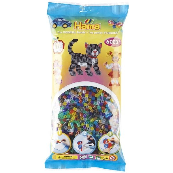 Hama Bügelperlen Spielzeug 20553 Bügelperlen 6000 Stück