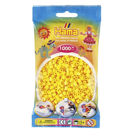 Hama String Perlen - Geel (03), 1000st.