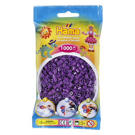 Hama bügeln Perlen lila 1000 Stücke