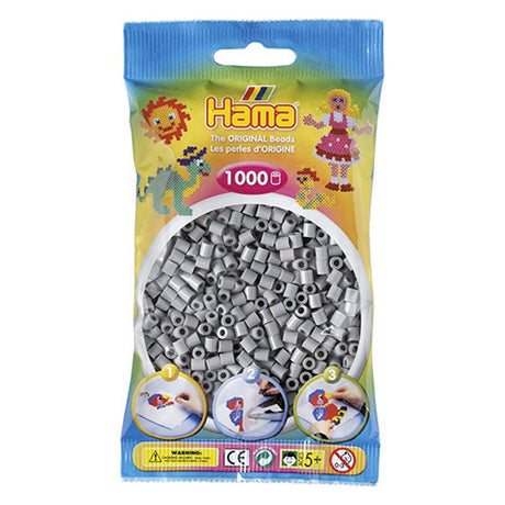 Hama -Eisenperlen graue 1000 Stücke