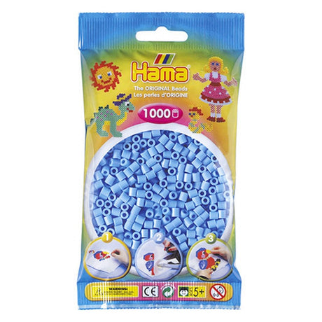 Hama -Eisenperlen hellblau 1000 Stücke
