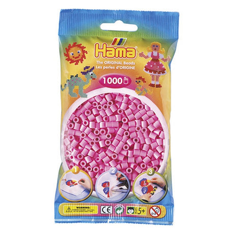 Hama -Eisenperlen rosa 1000 Stücke