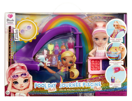 Rainbow High Puppe, kleiner Pooltag mit Rouge-Spielset