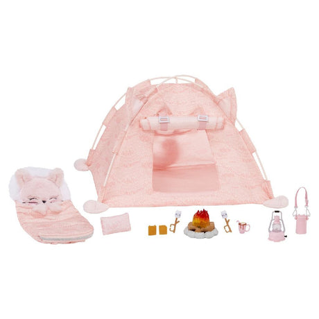 Na!na!na! Überraschung danach! nach! nach! Surprise Kitty-Cat Camping-Spielset + Licht