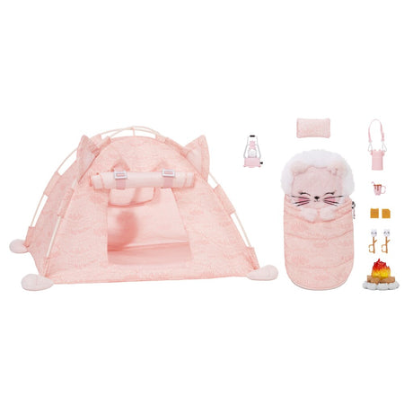 Na!na!na! Überraschung danach! nach! nach! Surprise Kitty-Cat Camping-Spielset + Licht