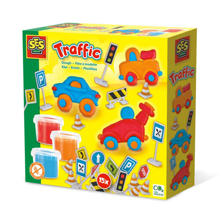 Ses Creative Ses Clay Traffic – 3 Tontöpfe