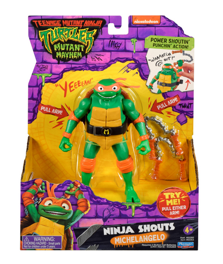 Boti Teenage Mutant Ninja Turtles Ninja Shouts Spielfigur – Michelangelo