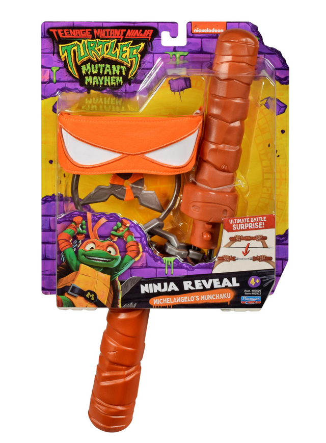 Tmnt mutant mayhem ninja reveal set - michelangelo