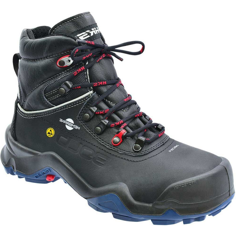Hks Arbeitsschuh Delta 1 Dry NTP High S3 ESD | schwarz blau | Größe 45 - 00.162.030.45