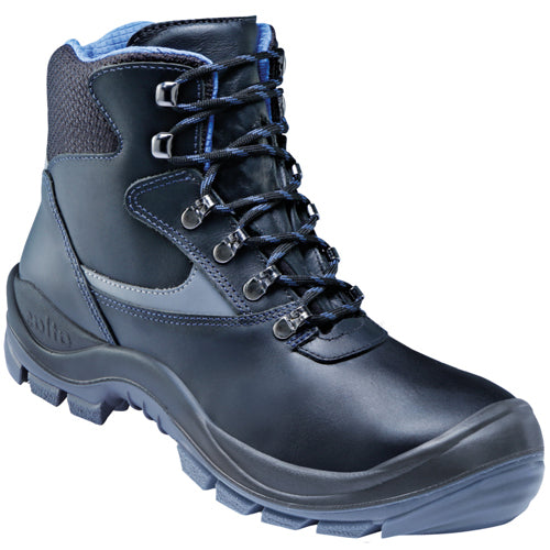 Atlas Arbeitsschuh ergo-med 500 blueline high s3 + kn | schwarz | Größe 37 - 00.012.048.37