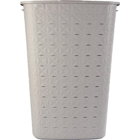 Curver Softex Wäschekorb mit Deckel 56l Taupe 42x31,6x60cm
